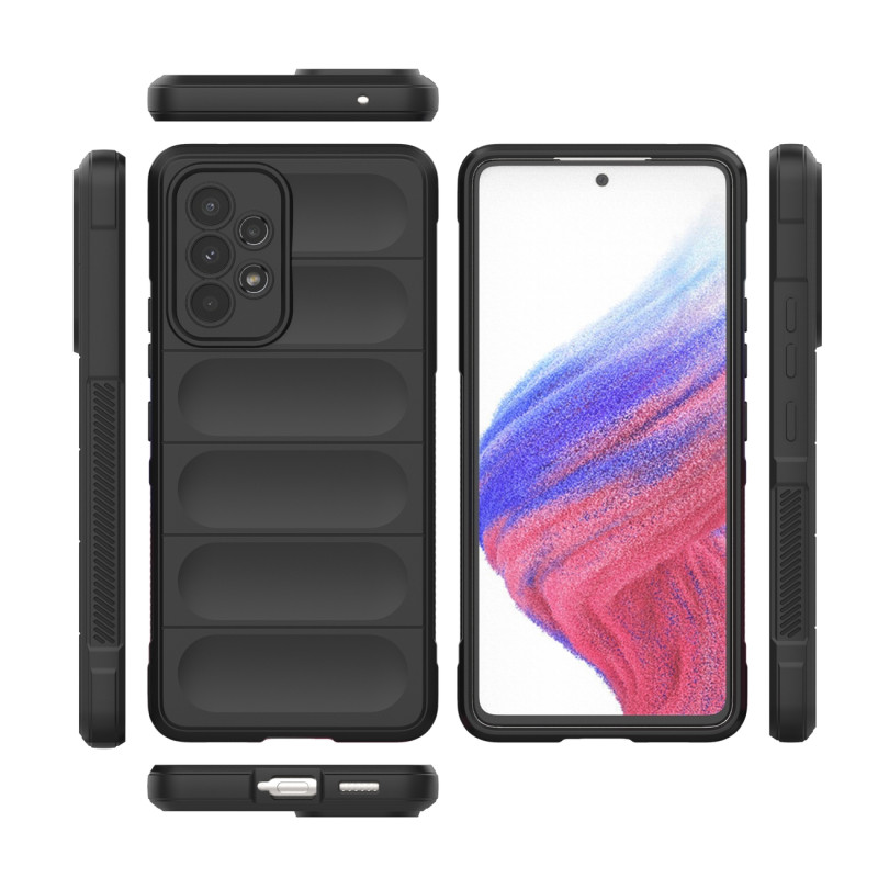 Magic Shield Case dėklas Samsung Galaxy A53 5G lankstus šarvuotas dangtelis juodas