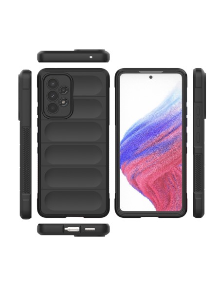 Magic Shield Case dėklas Samsung Galaxy A53 5G lankstus šarvuotas dangtelis juodas Magic Shield Case dėklas Samsung Galaxy A53 5G lankstus šarvuotas dangtelis juodas