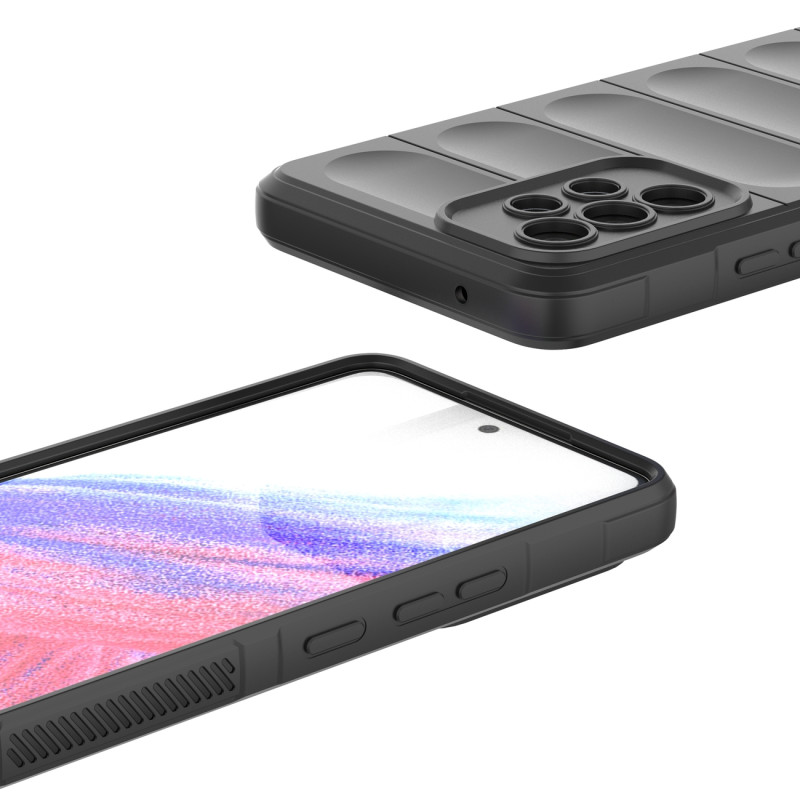 Magic Shield Case dėklas Samsung Galaxy A53 5G lankstus šarvuotas dangtelis juodas