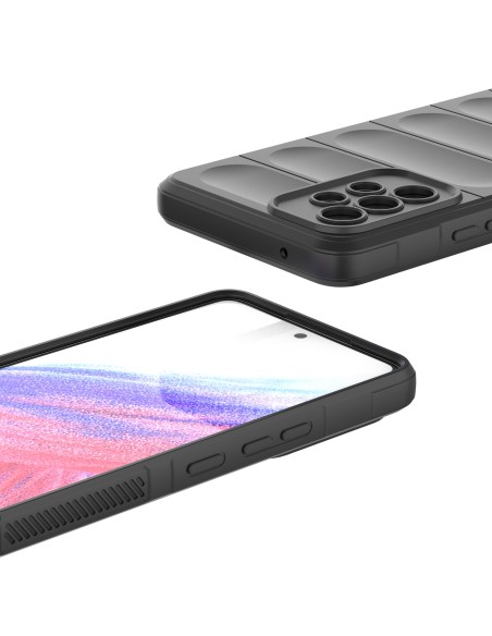 Magic Shield Case dėklas Samsung Galaxy A53 5G lankstus šarvuotas dangtelis juodas Magic Shield Case dėklas Samsung Galaxy A53 5G lankstus šarvuotas dangtelis juodas