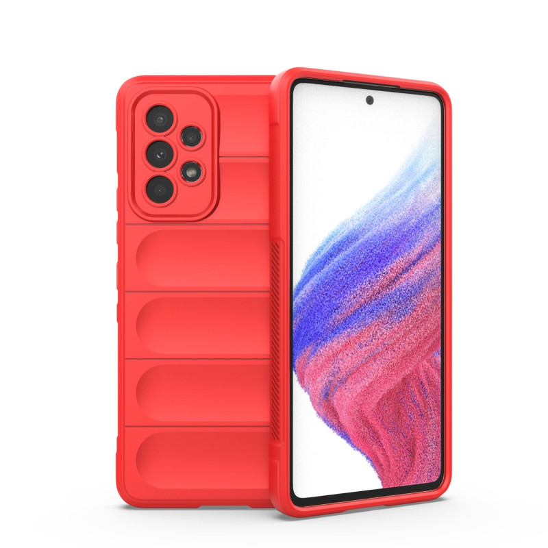 Magic Shield Case dėklas Samsung Galaxy A53 5G lankstus šarvuotas dangtelis raudonas
