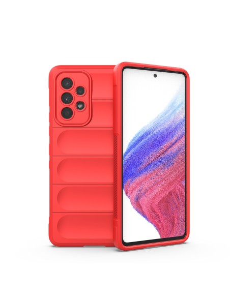 Magic Shield Case dėklas Samsung Galaxy A53 5G lankstus šarvuotas dangtelis raudonas Magic Shield Case dėklas Samsung Galaxy A53 5G lankstus šarvuotas dangtelis raudonas