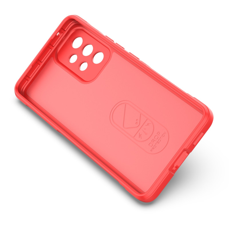 Magic Shield Case dėklas Samsung Galaxy A53 5G lankstus šarvuotas dangtelis raudonas
