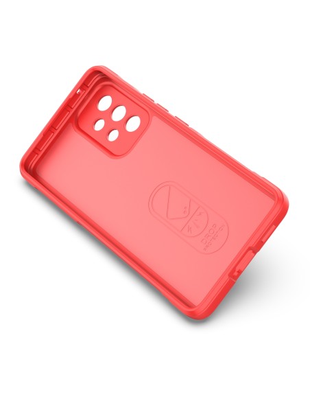 Magic Shield Case dėklas Samsung Galaxy A53 5G lankstus šarvuotas dangtelis raudonas Magic Shield Case dėklas Samsung Galaxy A53 5G lankstus šarvuotas dangtelis raudonas