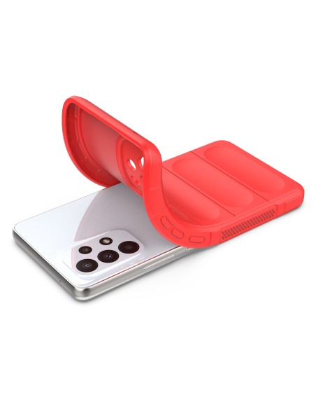 Magic Shield Case dėklas Samsung Galaxy A53 5G lankstus šarvuotas dangtelis raudonas Magic Shield Case dėklas Samsung Galaxy A53 5G lankstus šarvuotas dangtelis raudonas