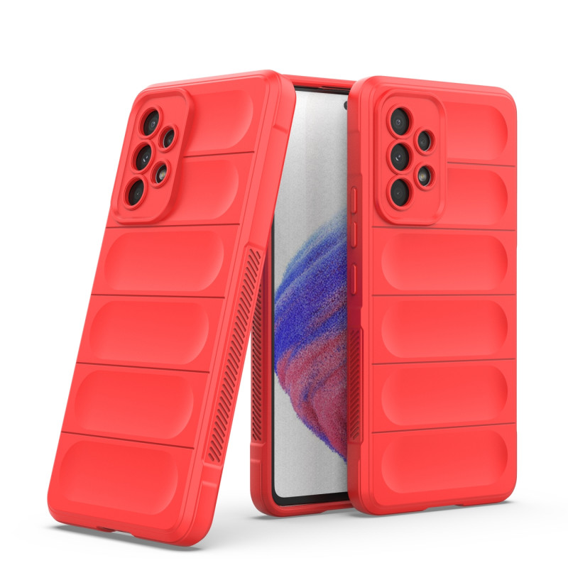 Magic Shield Case dėklas Samsung Galaxy A53 5G lankstus šarvuotas dangtelis raudonas