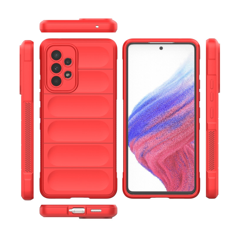 Magic Shield Case dėklas Samsung Galaxy A53 5G lankstus šarvuotas dangtelis raudonas
