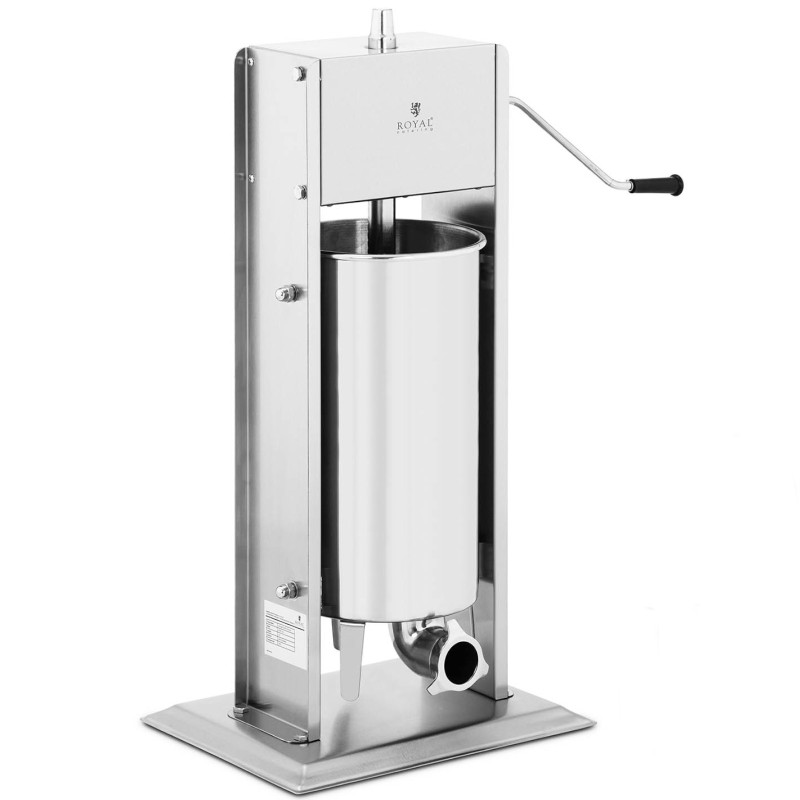 Stuffer filler vertikalus rankinis dešrų purkštuvas 15 l + 4 piltuvėliai