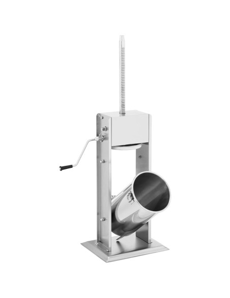 Stuffer filler vertikalus rankinis dešrų purkštuvas 15 l + 4 piltuvėliai Stuffer filler vertikalus rankinis dešrų purkštuvas 15 l + 4 piltuvėliai