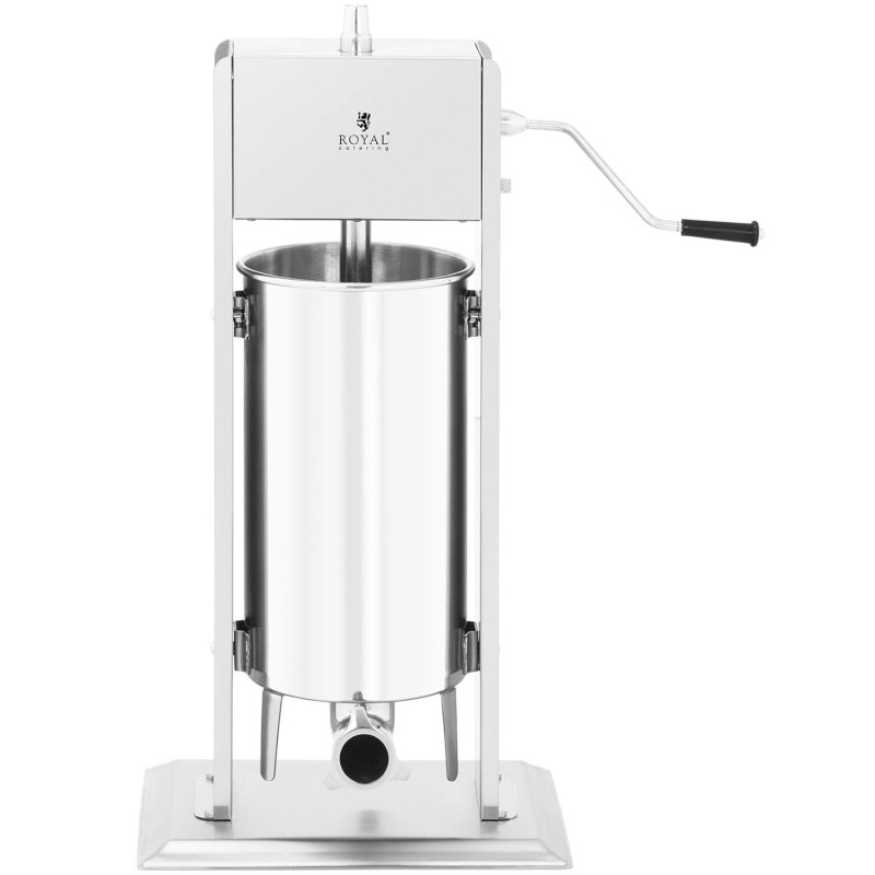 Stuffer filler vertikalus rankinis dešrų purkštuvas 15 l + 4 piltuvėliai