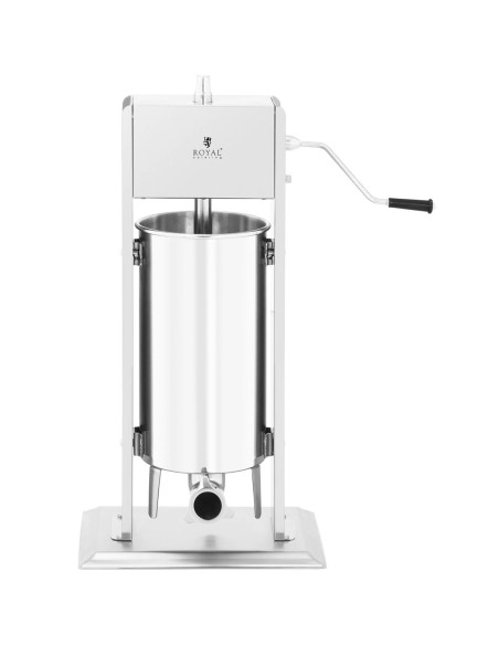 Stuffer filler vertikalus rankinis dešrų purkštuvas 15 l + 4 piltuvėliai Stuffer filler vertikalus rankinis dešrų purkštuvas 15 l + 4 piltuvėliai