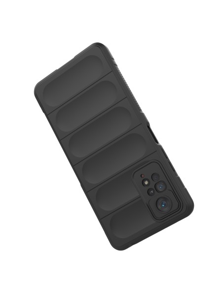 Magic Shield Dėklas, skirtas Xiaomi Redmi Note 11 Pro, lankstus, šarvuotas dangtelis, juodas