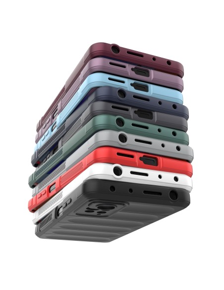 Magic Shield Dėklas, skirtas Xiaomi Redmi Note 11 Pro, lankstus, šarvuotas dangtelis, juodas