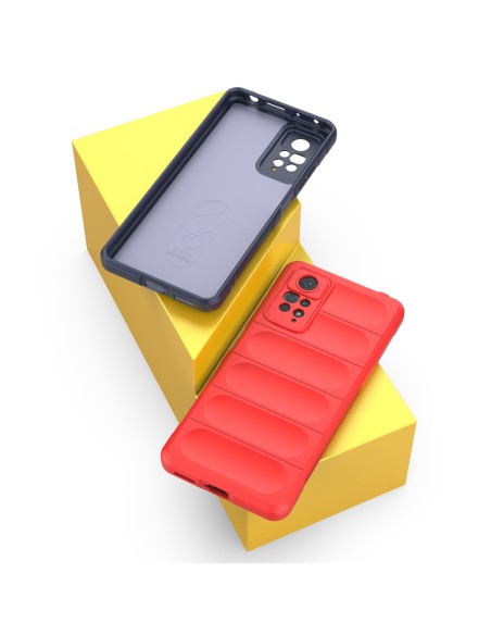 Magic Shield Dėklas, skirtas Xiaomi Redmi Note 11 Pro, lankstus, šarvuotas dangtelis, juodas