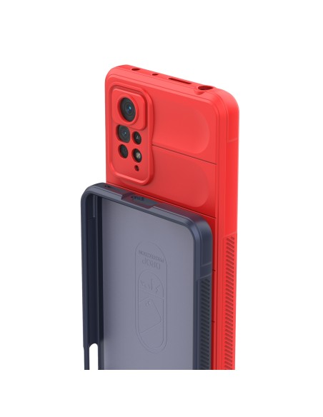 Magic Shield Dėklas, skirtas Xiaomi Redmi Note 11 Pro, lankstus, šarvuotas dangtelis, juodas