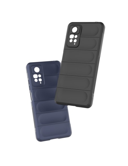 Magic Shield Dėklas, skirtas Xiaomi Redmi Note 11 Pro, lankstus, šarvuotas dangtelis, juodas