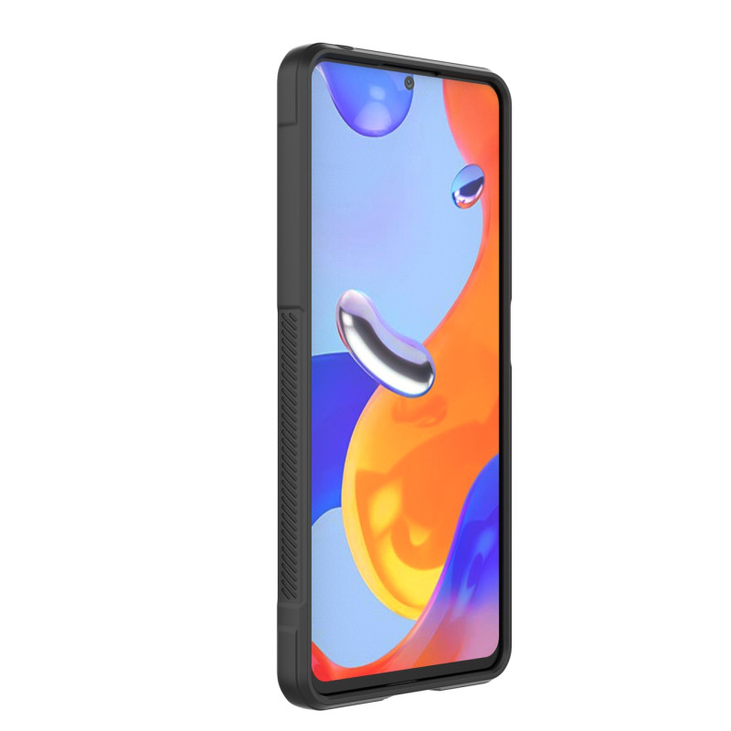 Magic Shield Dėklas, skirtas Xiaomi Redmi Note 11 Pro, lankstus, šarvuotas dangtelis, juodas
