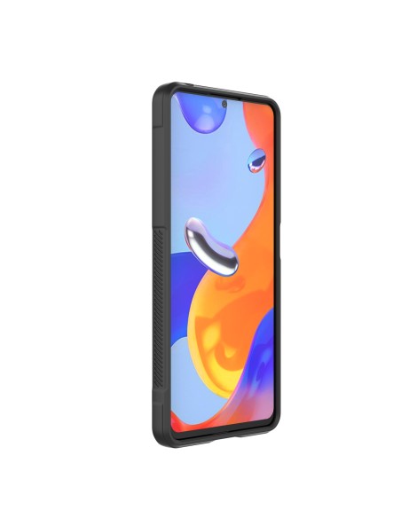 Magic Shield Dėklas, skirtas Xiaomi Redmi Note 11 Pro, lankstus, šarvuotas dangtelis, juodas
