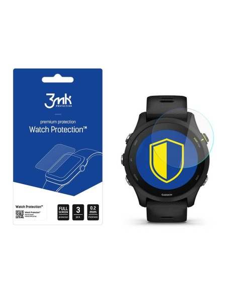 3mk Watch Protection™ hibridinis stiklas v. FlexibleGlass Lite, esantis Garmin Forerunner 255 3mk Watch Protection™ hibridinis stiklas v. FlexibleGlass Lite, esantis Garmin Forerunner 255