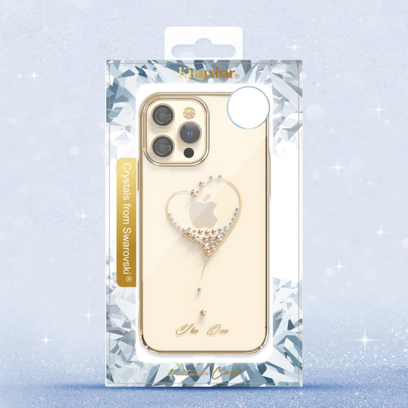 Kingxbar Elegant Series dėklas iPhone 13 korpuso galinis dangtelis skaidrus (blizga)