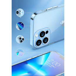 Kingxbar Elegant Series iPhone 13 Pro dėklas, skaidrus galinis dangtelis
