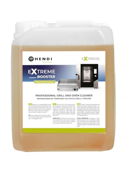 Extreme Booster 5 l - Hendi 976807 skystis grotelių, viryklių ir gartraukių plovimui Extreme Booster 5 l - Hendi 976807 skystis grotelių, viryklių ir gartraukių plovimui