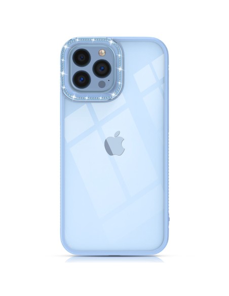 Kingxbar Sparkle serijos iPhone 13 Pro dėklas su kristalų korpusu galinis dangtelis mėlynas Kingxbar Sparkle serijos iPhone 13 Pro dėklas su kristalų korpusu galinis dangtelis mėlynas