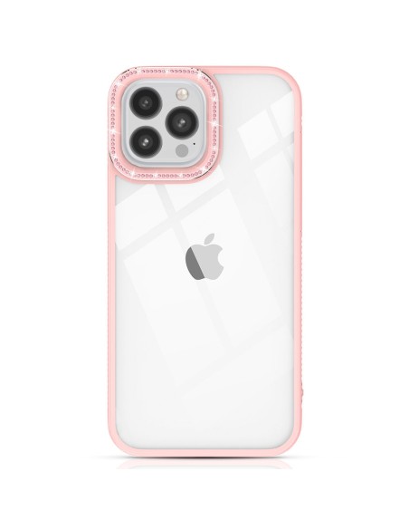 Kingxbar Sparkle serijos iPhone 13 Pro Max dėklas su kristalų korpusu galinis dangtelis rožinis Kingxbar Sparkle serijos iPhone 13 Pro Max dėklas su kristalų korpusu galinis dangtelis rožinis