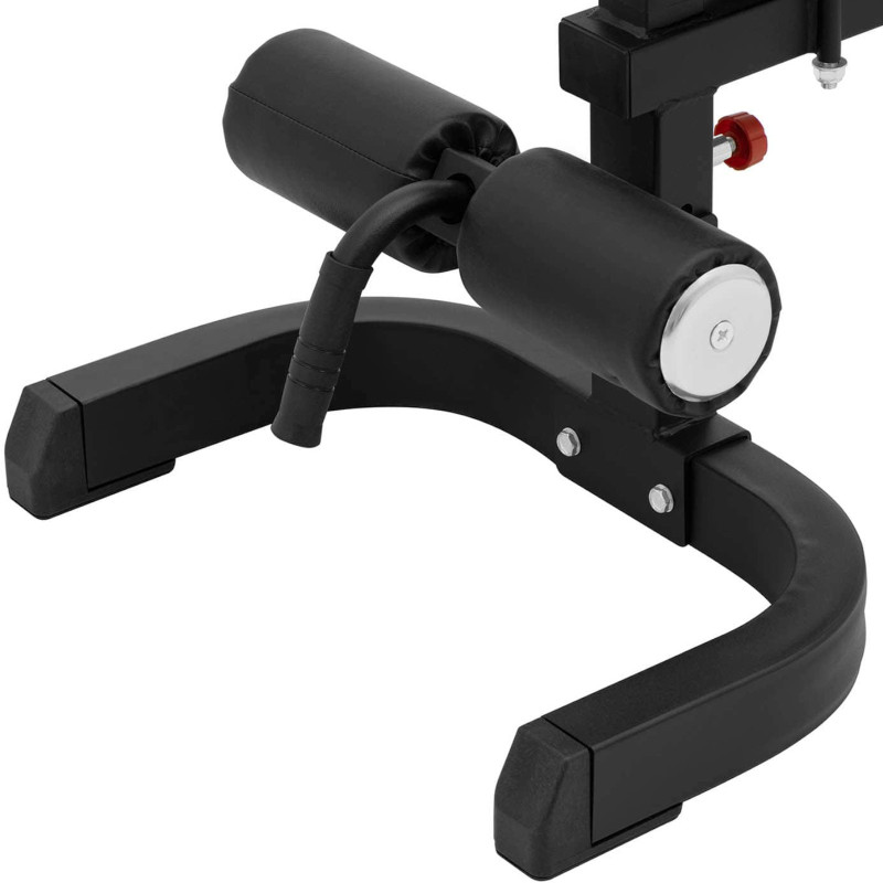 Suolelis nuožulnus treniruočių suoliukas reguliuojamas pratimams iki 150 kg