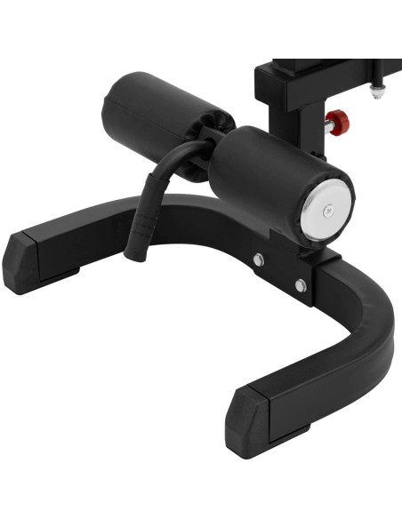 Suolelis nuožulnus treniruočių suoliukas reguliuojamas pratimams iki 150 kg