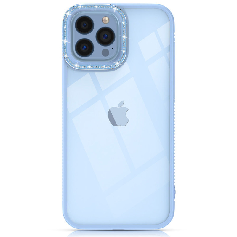 Kingxbar Sparkle Series iPhone 13 Pro Max dėklas su kristalų korpusu galinis dangtelis mėlynas Kingxbar Sparkle Series iPhone 13 Pro Max dėklas su kristalų korpusu galinis dangtelis mėlynas