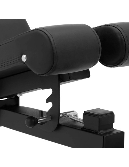 Suolelis nuožulnus treniruočių suoliukas reguliuojamas pratimams iki 150 kg