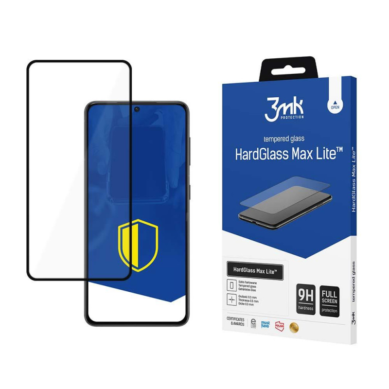 9H 3mk HardGlass Max Lite™ stiklas, skirtas Samsung Galaxy S21 5G