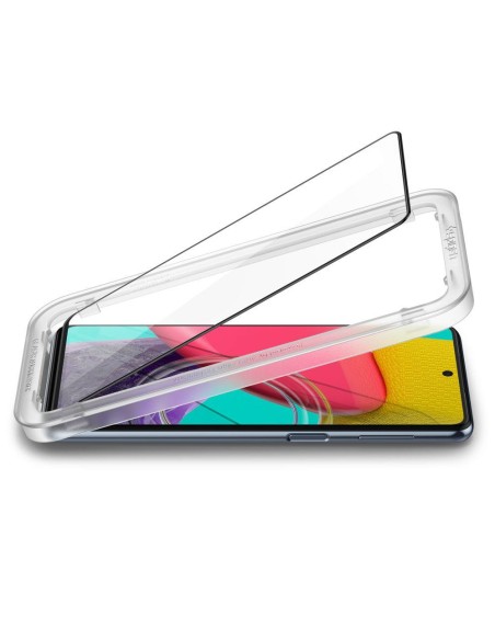 Spigen ALM Glass FC grūdintas stiklas, skirtas Samsung Galaxy M53 5G - juodas Spigen ALM Glass FC grūdintas stiklas, skirtas Samsung Galaxy M53 5G - juodas