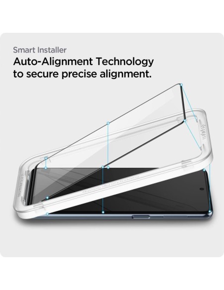 Spigen ALM Glass FC grūdintas stiklas, skirtas Samsung Galaxy M53 5G - juodas Spigen ALM Glass FC grūdintas stiklas, skirtas Samsung Galaxy M53 5G - juodas