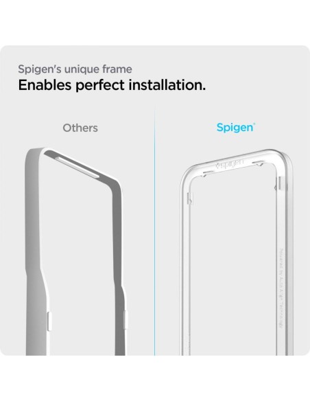 Spigen ALM Glass FC grūdintas stiklas, skirtas Samsung Galaxy M53 5G - juodas Spigen ALM Glass FC grūdintas stiklas, skirtas Samsung Galaxy M53 5G - juodas