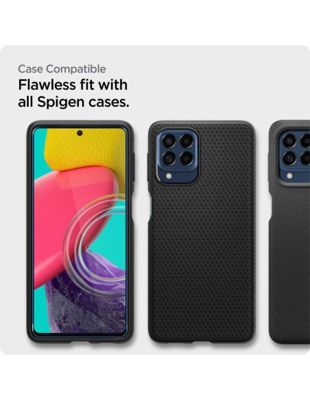 Spigen ALM Glass FC grūdintas stiklas, skirtas Samsung Galaxy M53 5G - juodas Spigen ALM Glass FC grūdintas stiklas, skirtas Samsung Galaxy M53 5G - juodas
