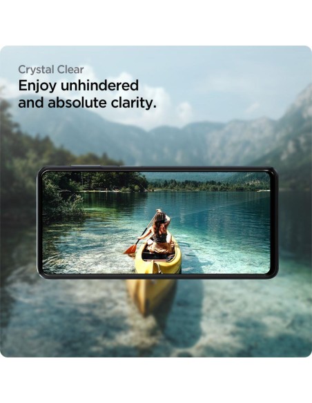 Spigen ALM Glass FC grūdintas stiklas, skirtas Samsung Galaxy M53 5G - juodas Spigen ALM Glass FC grūdintas stiklas, skirtas Samsung Galaxy M53 5G - juodas