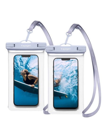 Spigen Spigen Aqua Shield A601 dėklas vandeniui atsparus IPX8 - šviesiai mėlynas 2 vnt. Spigen Spigen Aqua Shield A601 dėklas vandeniui atsparus IPX8 - šviesiai mėlynas 2 vnt.