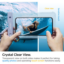 Spigen Spigen Aqua Shield A601 dėklas vandeniui atsparus IPX8 - šviesiai mėlynas 2 vnt.