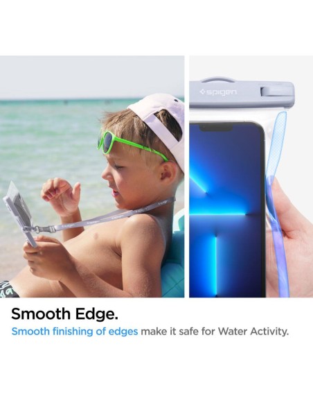 Spigen Spigen Aqua Shield A601 dėklas vandeniui atsparus IPX8 - šviesiai mėlynas 2 vnt. Spigen Spigen Aqua Shield A601 dėklas vandeniui atsparus IPX8 - šviesiai mėlynas 2 vnt.
