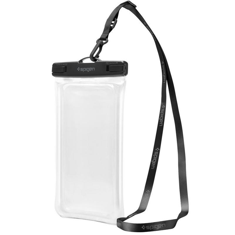 Spigen Aqua Shield A610 vandeniui atsparus dėklas, plūduriuojantis ant vandens - skaidrus 2 vnt.