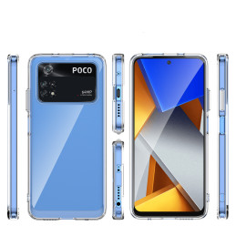 Outer Space Case Xiaomi Poco M4 Pro dėklas su lanksčiu rėmeliu, juodas