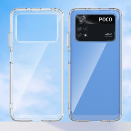 Outer Space Case Xiaomi Poco M4 Pro dėklas su lanksčiu rėmeliu, juodas