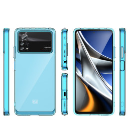 Outer Space Case Xiaomi Poco X4 Pro 5G dangtelis su lanksčiu rėmeliu juodos spalvos