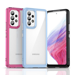 Outer Space Dėklas Samsung Galaxy A53 5G, dangtelis lanksčiu rėmeliu, juodas