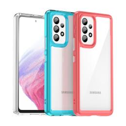 Outer Space Dėklas Samsung Galaxy A53 5G, dangtelis lanksčiu rėmeliu, juodas