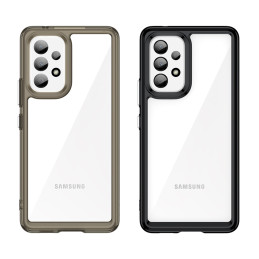 Outer Space Dėklas Samsung Galaxy A53 5G, dangtelis lanksčiu rėmeliu, juodas