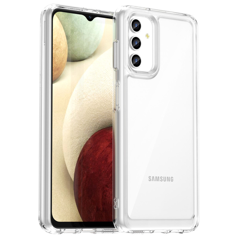 Outer Space Case Samsung Galaxy A13 5G dangtelis su lanksčiu rėmeliu permatomu