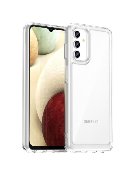 Outer Space Case Samsung Galaxy A13 5G dangtelis su lanksčiu rėmeliu permatomu Outer Space Case Samsung Galaxy A13 5G dangtelis su lanksčiu rėmeliu permatomu